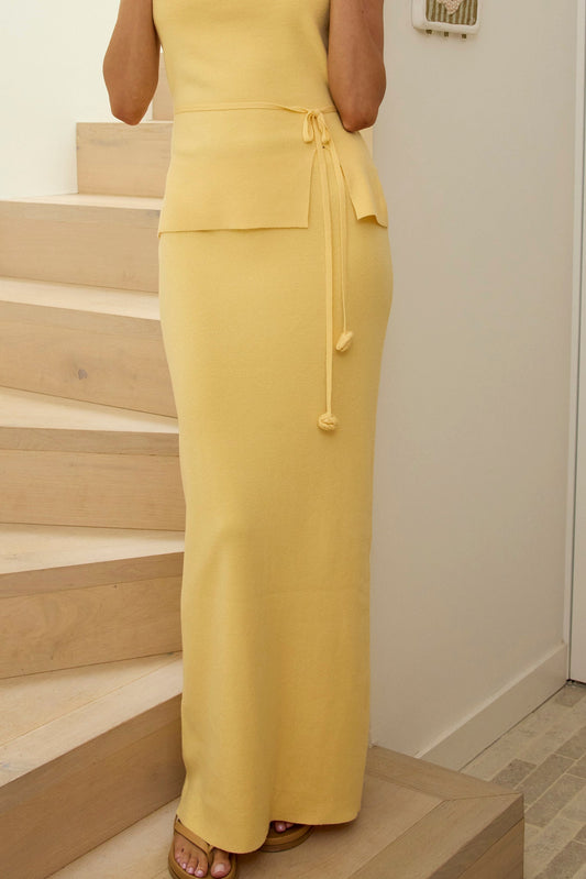 Revelry knit Maxi Skirt Banana