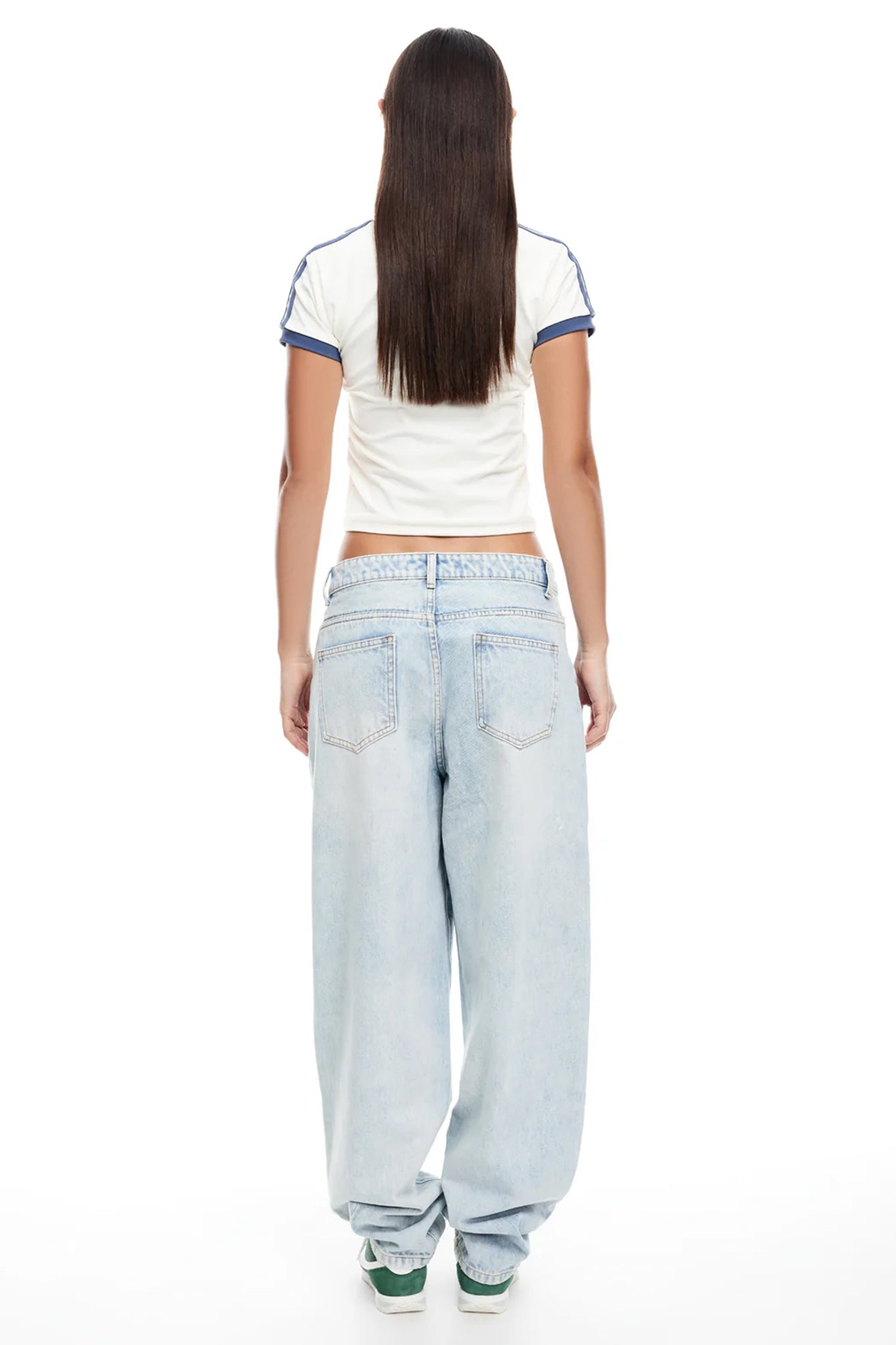 LIONESS On My Way Denim Jeans Light Denim