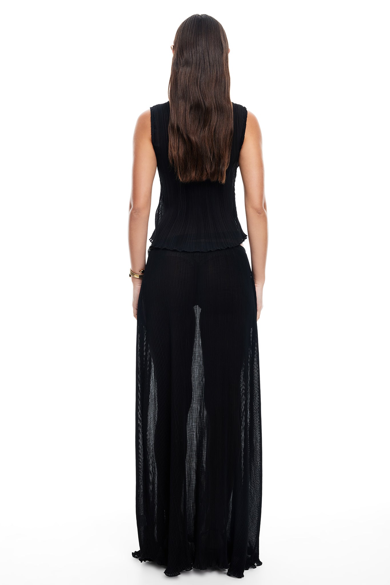 LIONESS Ford Maxi Skirt Onyx