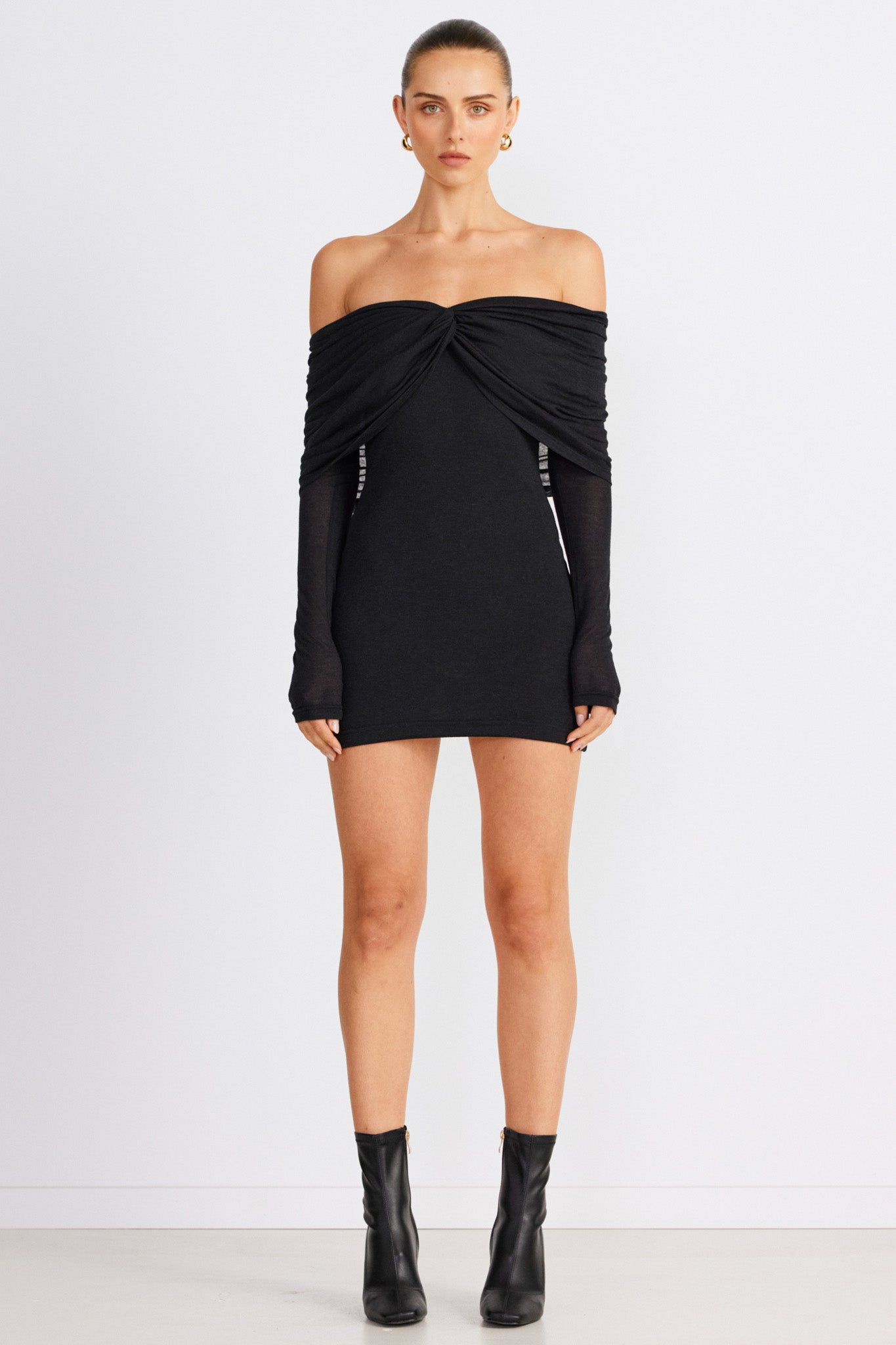 SNDYS Madrid Mini Dress Black