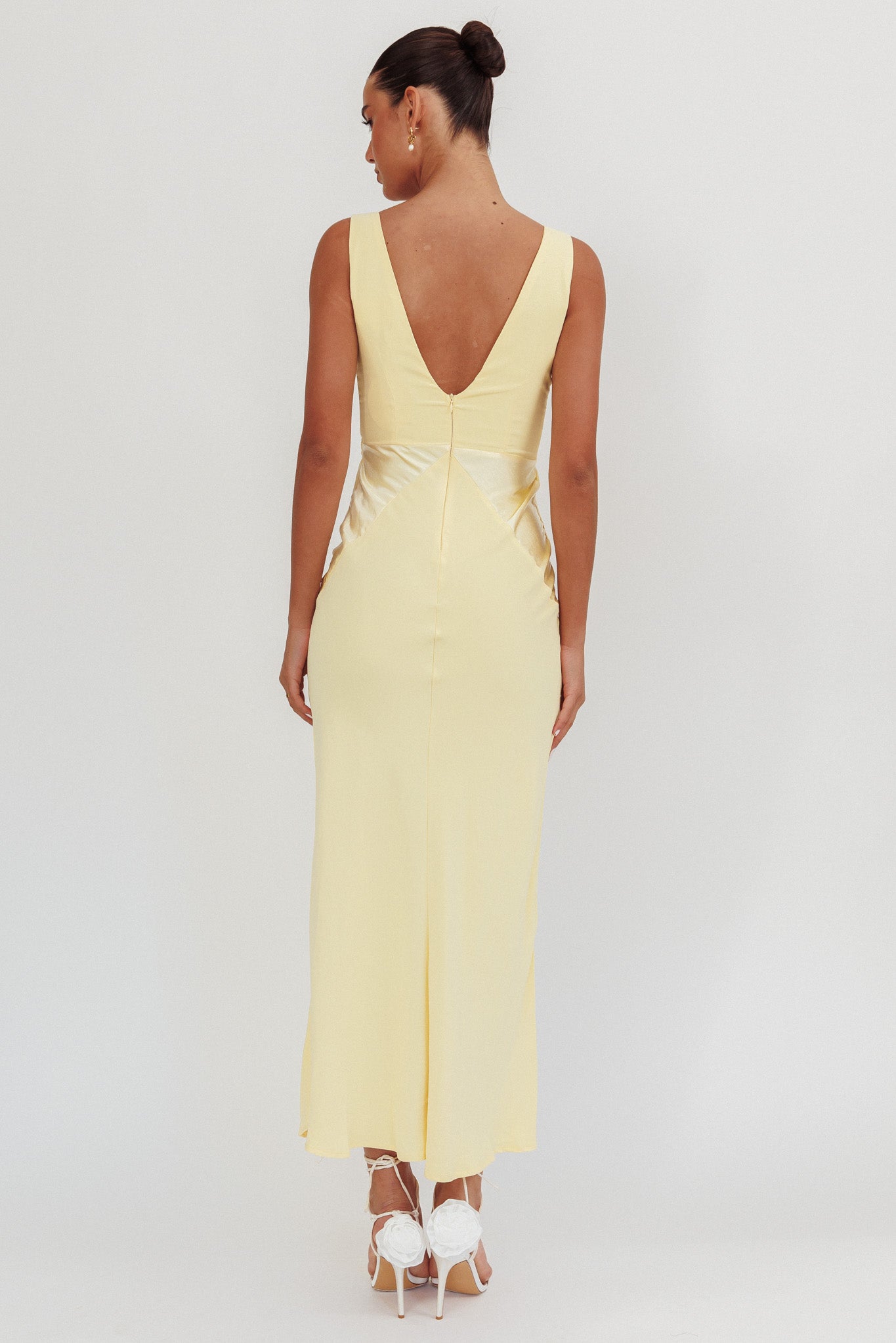 Soul Fire V-Neck Maxi Dress Butter