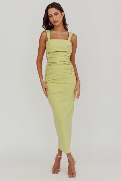 Dream Crush Lace-Up Back Maxi Dress