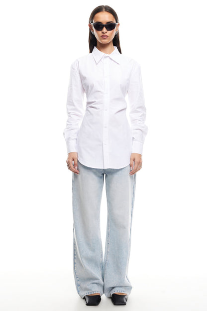 LIONESS Naomi Shirt Porcelain