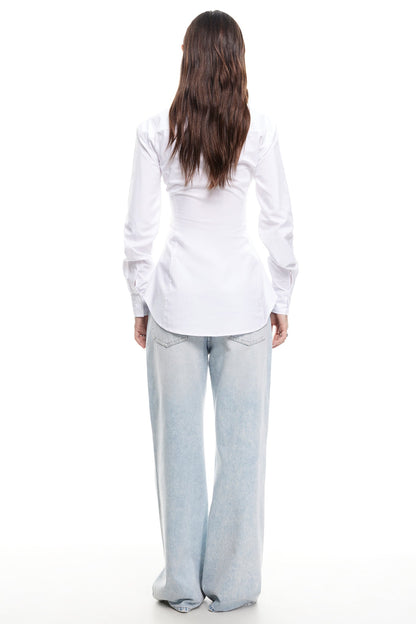 LIONESS Naomi Shirt Porcelain