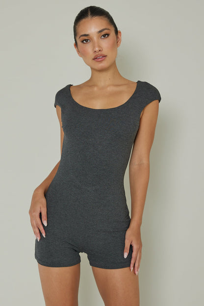 Jivin' Low Back Romper Sesame