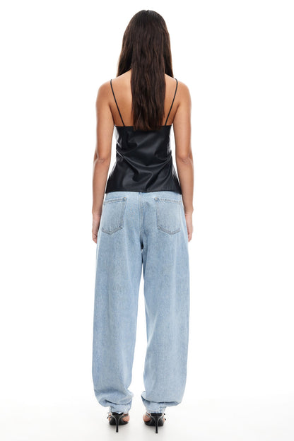 LIONESS Mariah Cami Top Onyx