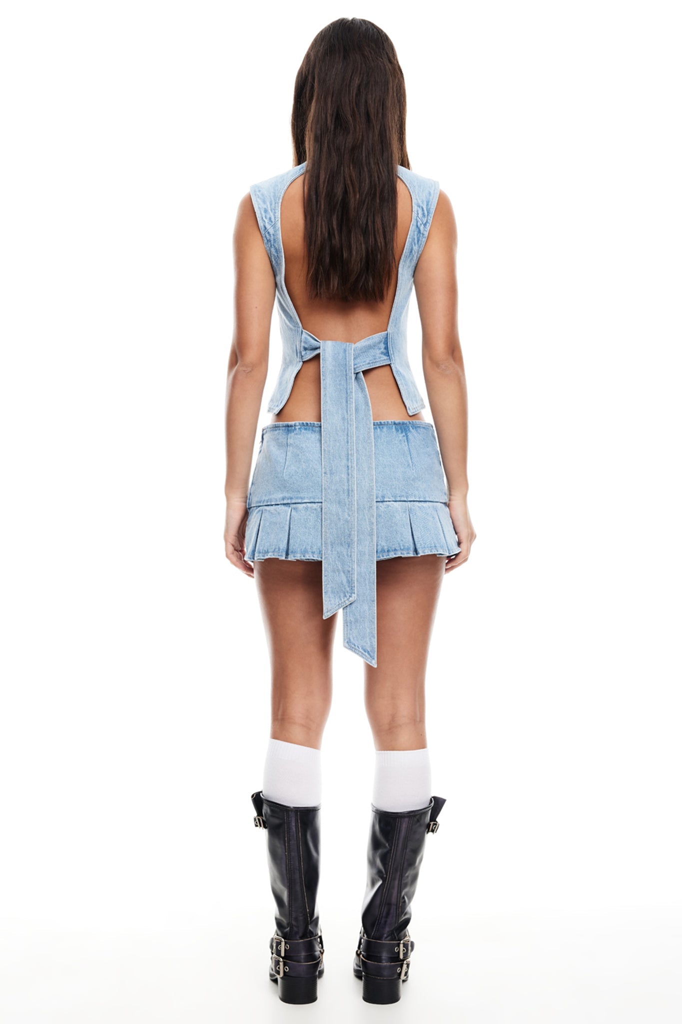 LIONESS Countryside Top Denim