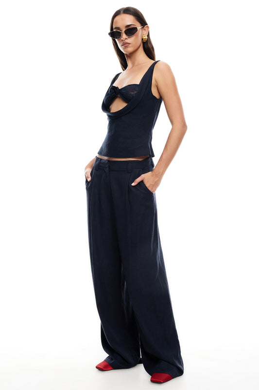LIONESS La Quinta Pants Navy