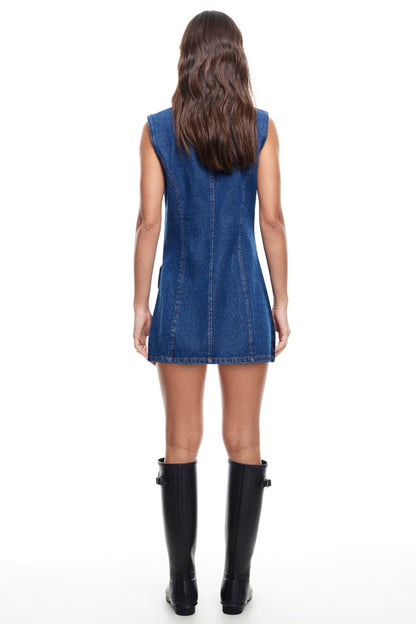 LIONESS L'Esprit Mini Dress Indigo
