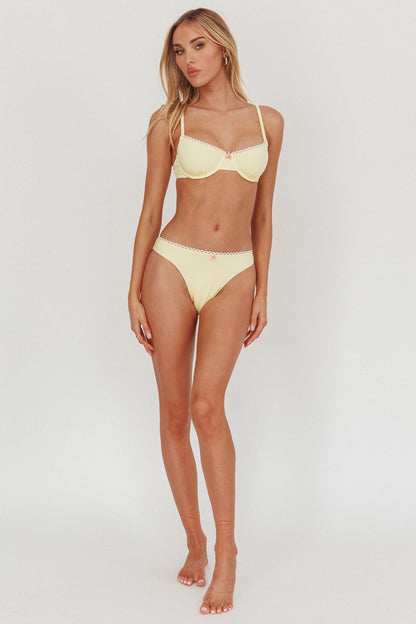 Cheerful Underwire Bikini Top Butter