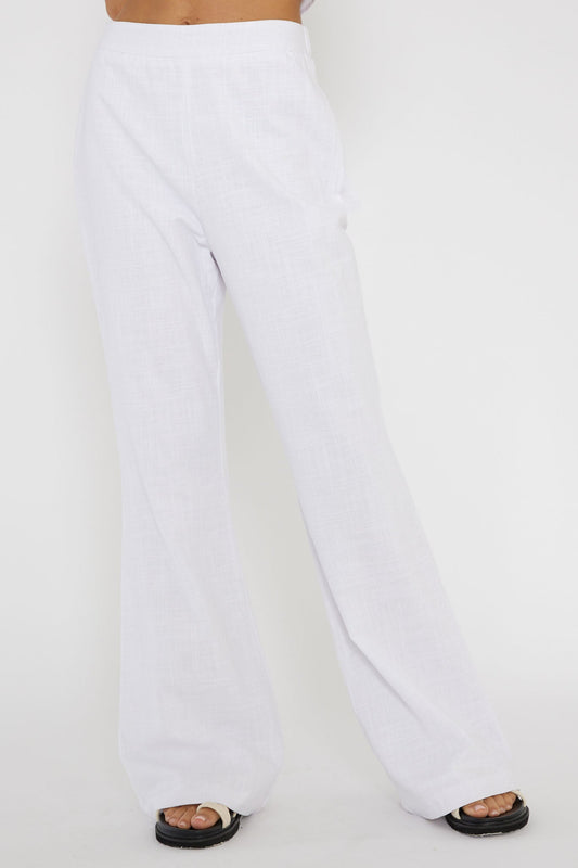 Freestyle Flared Pants White